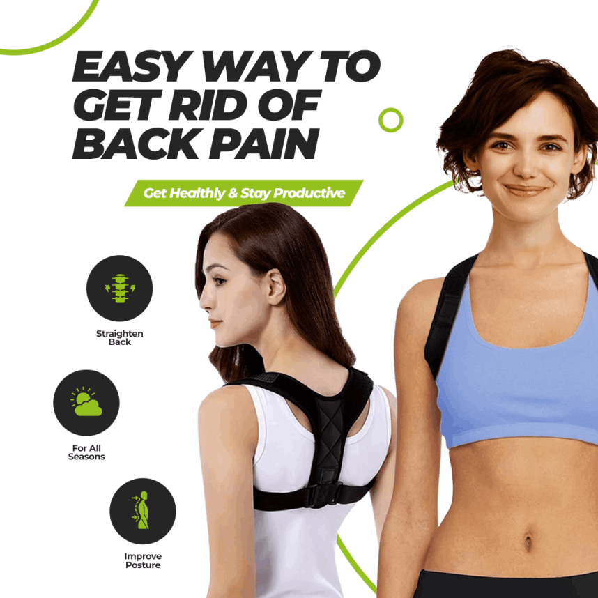 Ladies Wore TrueFit Posture Corrector