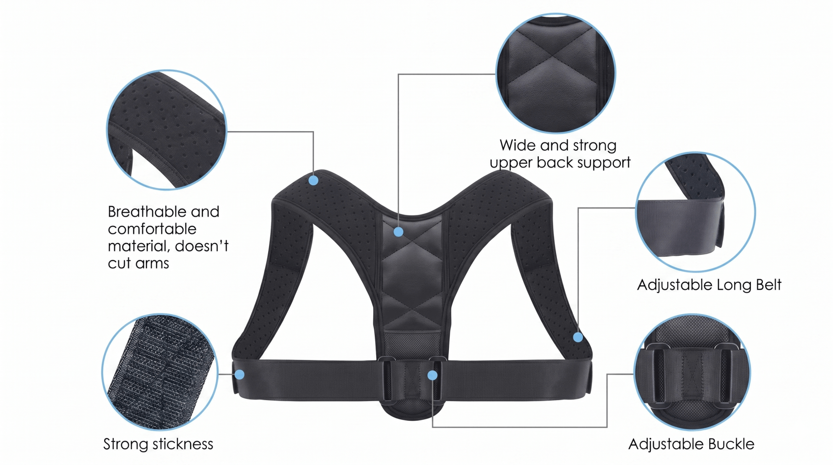 TrueFit Posture Corrector Features